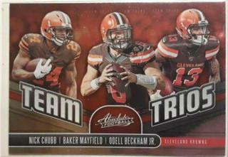Baker Mayfield, Nick Chubb, Odell Beckham Jr.