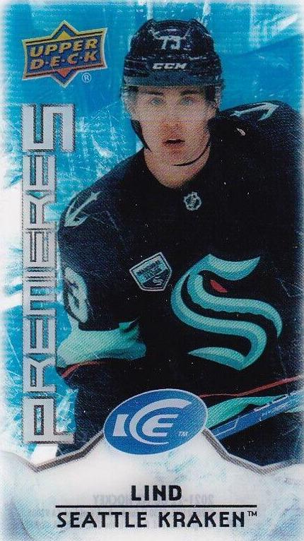 Kole Lind #MI-16 Hockey Cards 2021 Upper Deck Ice Premieres Mini