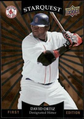 David Ortiz #SQ-8 Baseball Cards 2009 Upper Deck First Edition Starquest