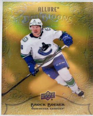 Brock Boeser #DB-92 Hockey Cards 2022 Upper Deck Allure Doubloons