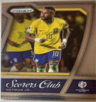 Neymar Jr #22 2024 Panini Prizm Copa America Scorers Club Soccer