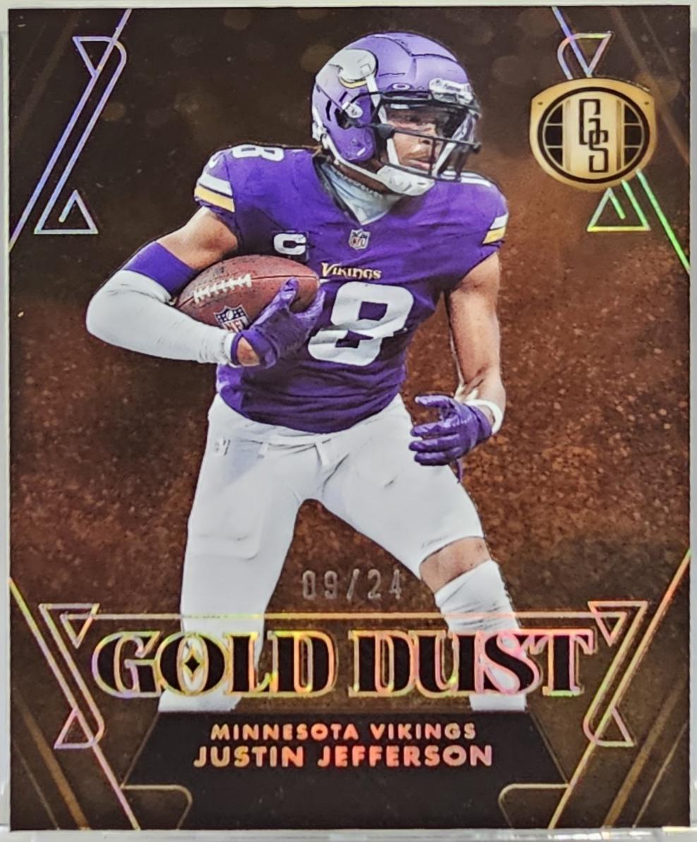 Justin Jefferson #14 Football Cards 2024 Panini Gold Standard Gold Dust