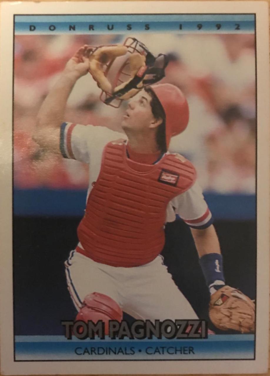 Tom Pagnozzi #254 Baseball Cards 1992 Donruss