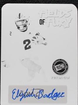 Elijhah Badger #FF-EB1 2024 Press Pass Premium Fields Of Fury Bronze Football