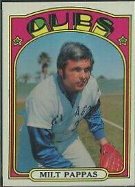Milt Pappas #208 1972 Topps Baseball