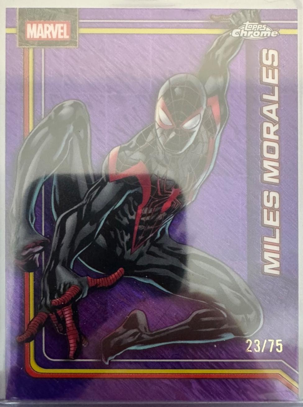 Miles Morales Purple Shimmer Refractor