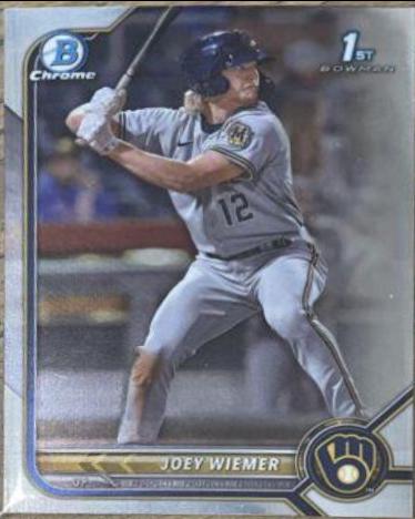 Joey Wiemer #BCP-207 Baseball Cards 2022 Bowman Chrome Prospects
