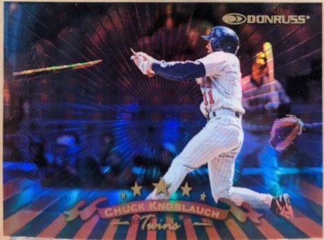 Chuck Knoblauch #55 Baseball Cards 1998 Donruss