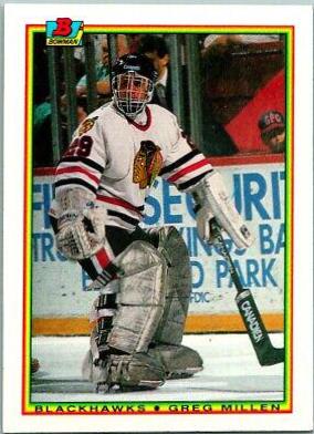 Greg Millen #3 Hockey Cards 1990 Bowman