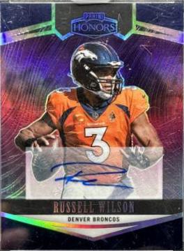 Russell Wilson [Signature Purple] #14 Football Cards 2022 Panini Honors