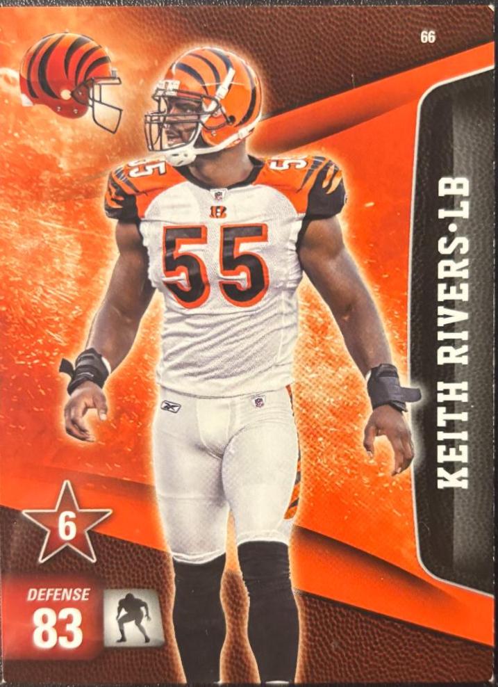 Keith Rivers #66 Football Cards 2011 Panini Adrenalyn XL