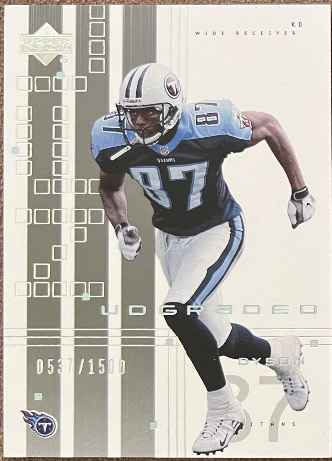 Kevin Dyson #86 2000 Upper Deck Graded Football
