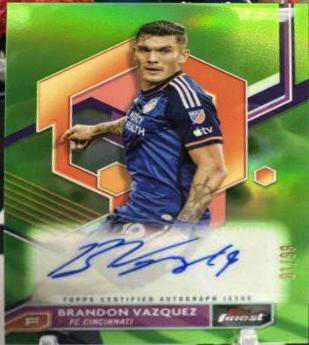 Brandon Vazquez #A-BV 2023 Finest MLS Autograph