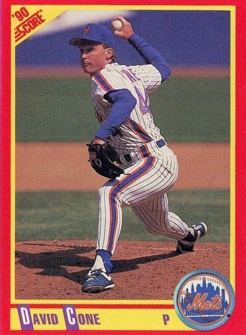 David Cone #430 Baseball Cards 1990 Score
