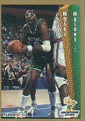 Moses Malone #127 Basketball Cards 1992 Fleer