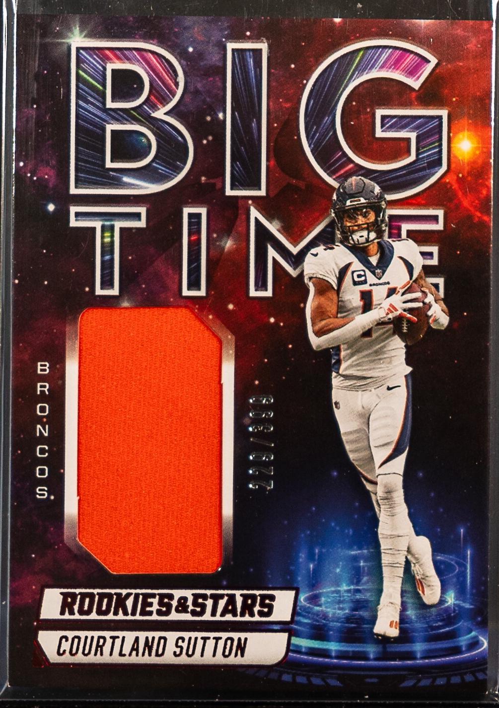 Courtland Sutton #BT-CSN Football Cards 2024 Panini Rookies & Stars Big Time