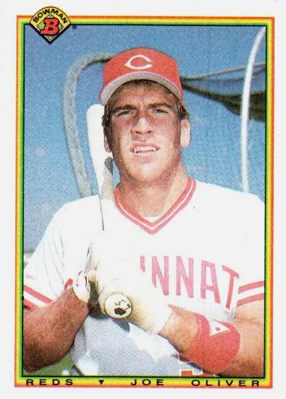 Joe Oliver #54 Baseball Cards 1990 Bowman