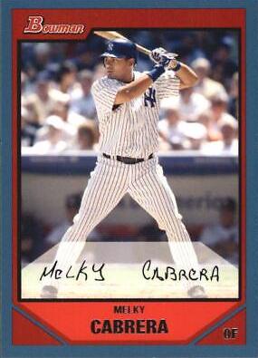 Melky Cabrera #7 Baseball Cards 2007 Bowman