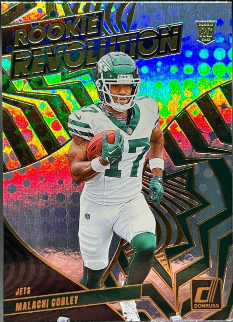 Malachi Corley #34 Football Cards 2024 Panini Donruss Rookie Revolution