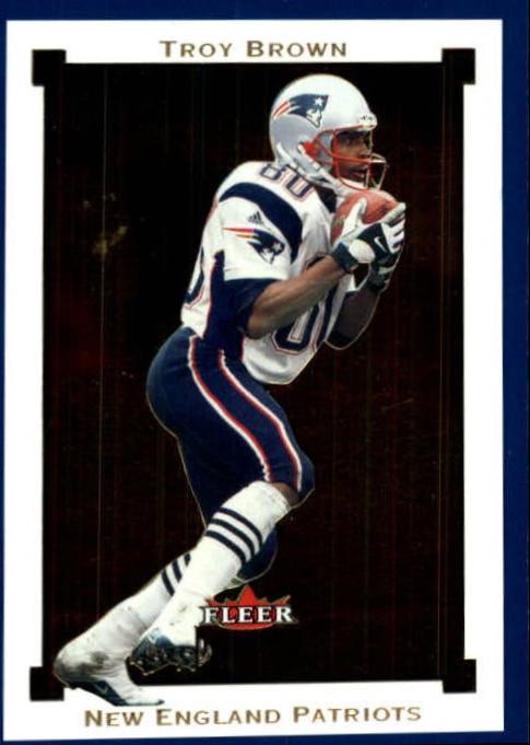 Troy Brown #89 2002 Fleer Premium Football