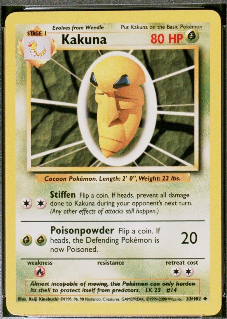 kakuna pokemon card value Amazon.com: Pokemon - Kakuna (2/160) main image 0