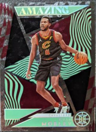 Evan Mobley #3 Basketball Cards 2021 Panini Illusions Amazing