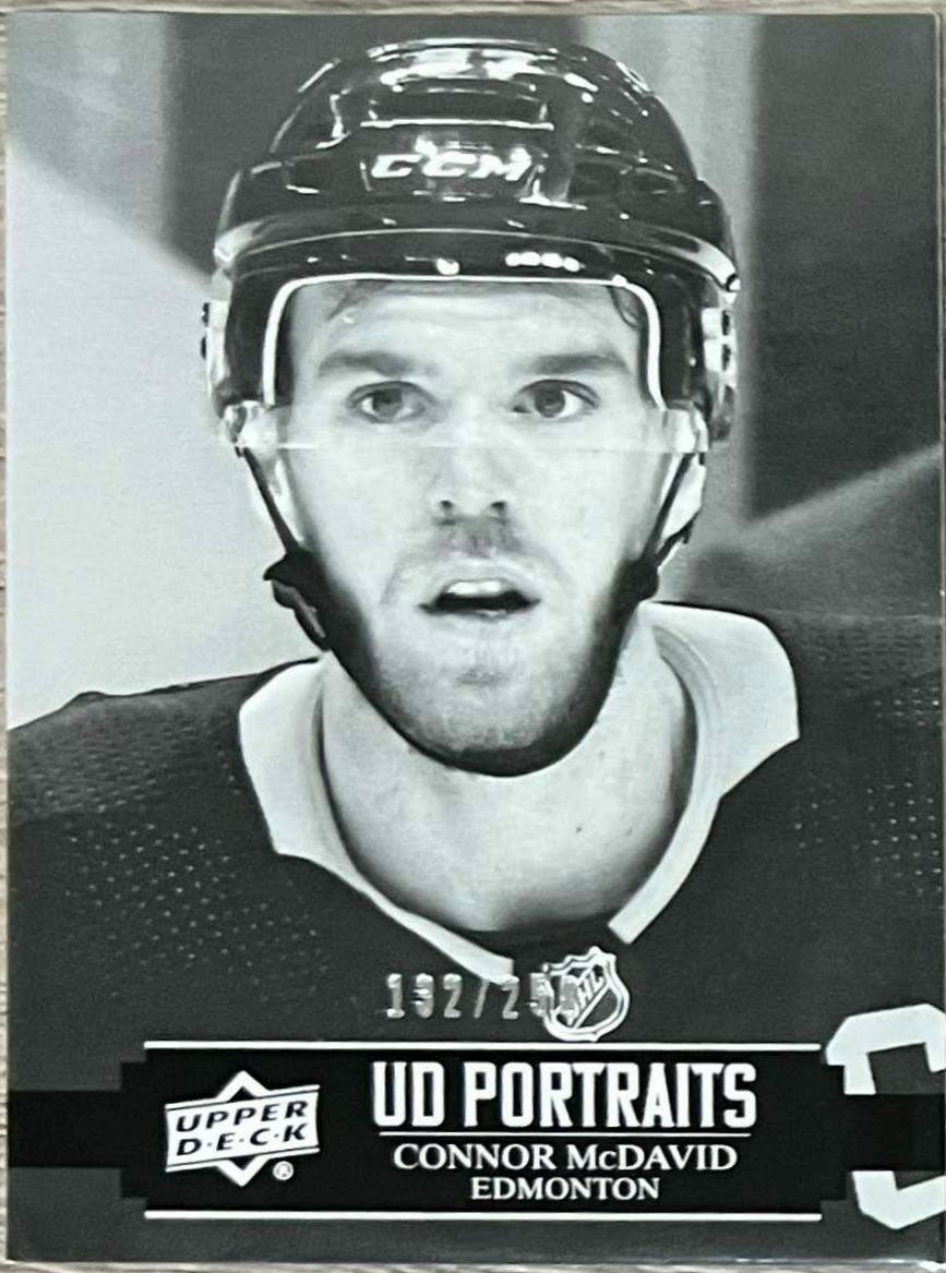 Connor McDavid #P-25 Hockey Cards 2021 Upper Deck UD Portraits