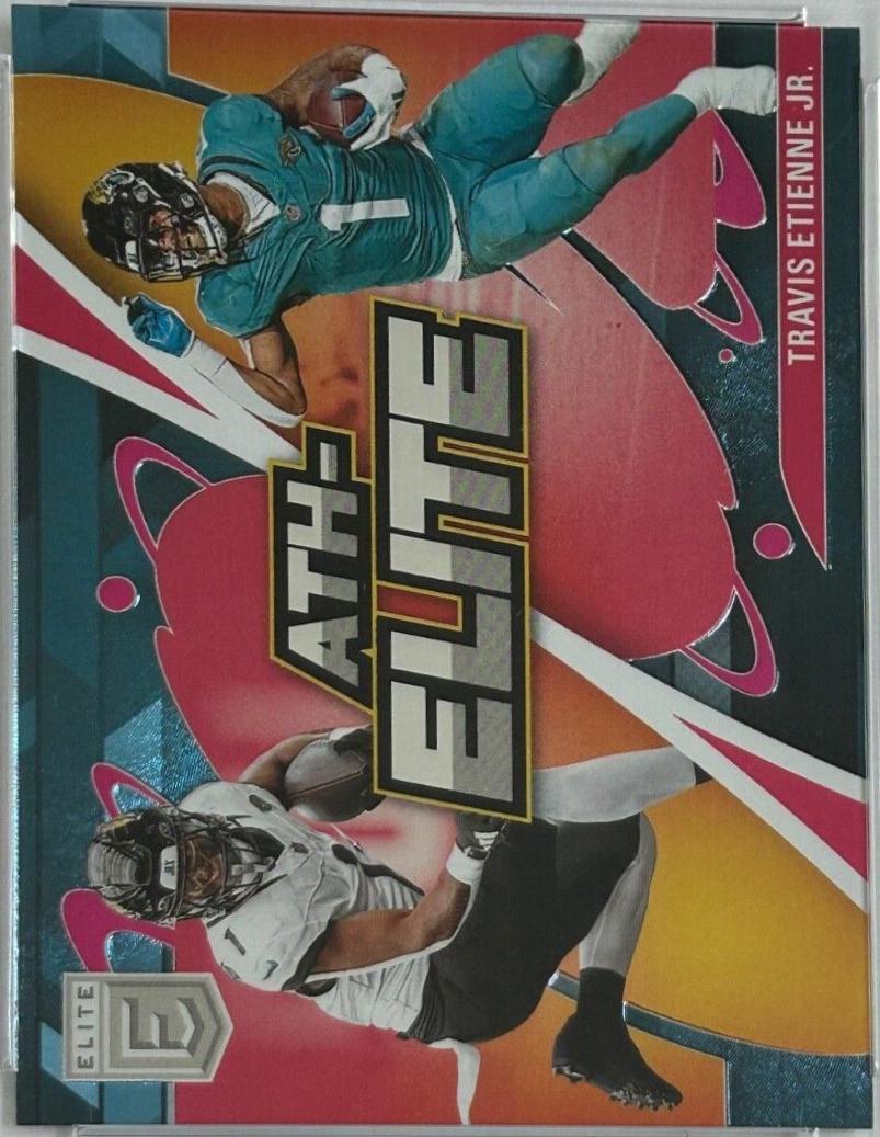 Travis Etienne Jr. #9 Football Cards 2024 Panini Donruss Elite Ath-Elite
