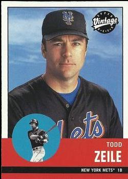 Todd Zeile #281 Baseball Cards 2001 Upper Deck Vintage