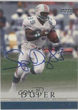 Mark Duper Football Cards 2000 Upper Deck Legends Autographs
