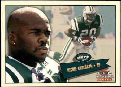 Richie Anderson #34 Football Cards 2001 Fleer Tradition Glossy