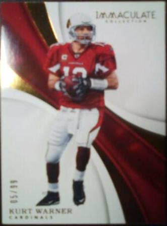 Kurt Warner #3 Football Cards 2017 Panini Immaculate Collection