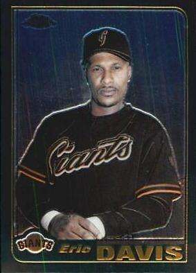 Eric Davis #T13 Baseball Cards 2001 Topps Chrome Traded