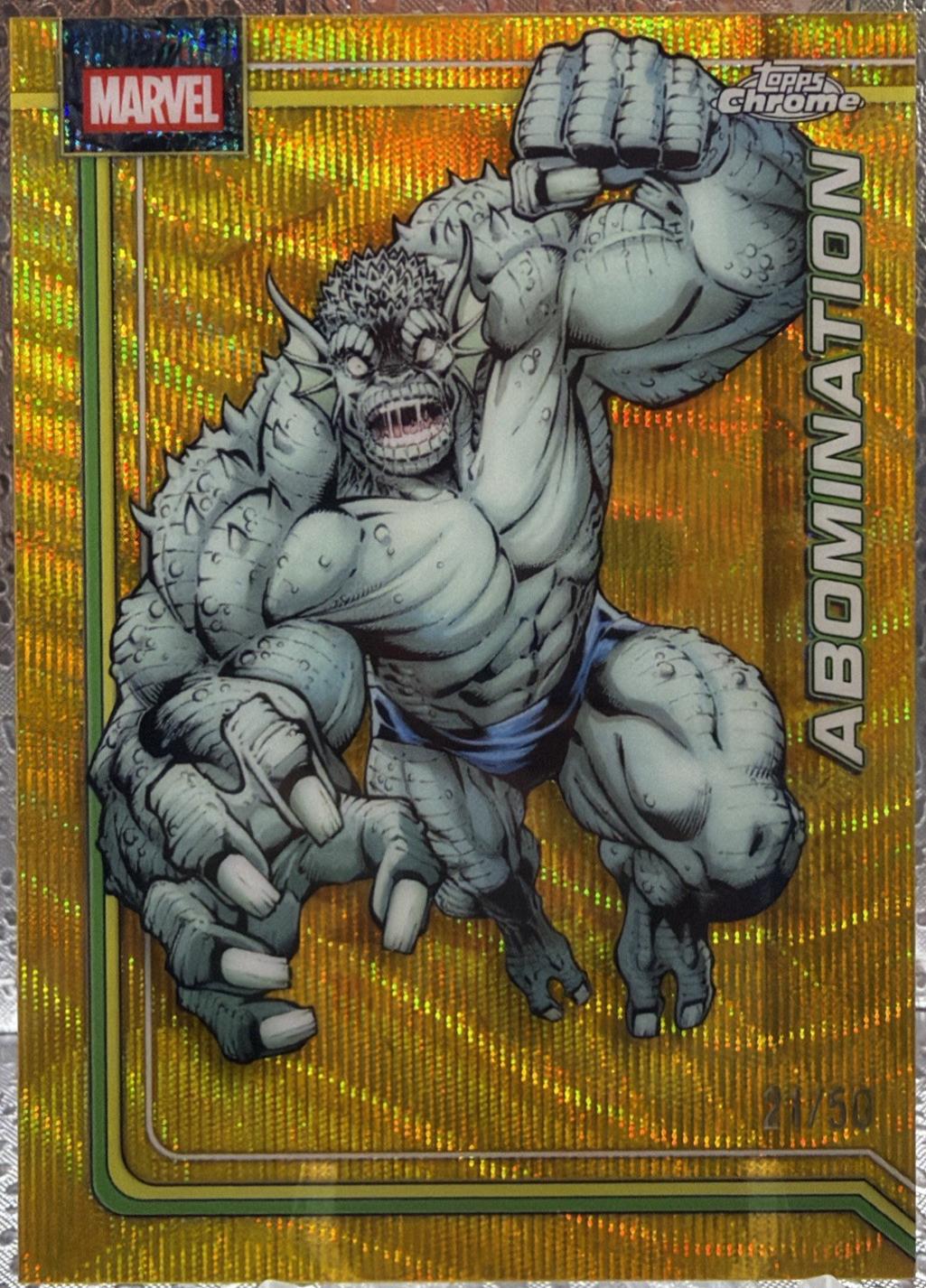 Abomination Gold Wave Refractor