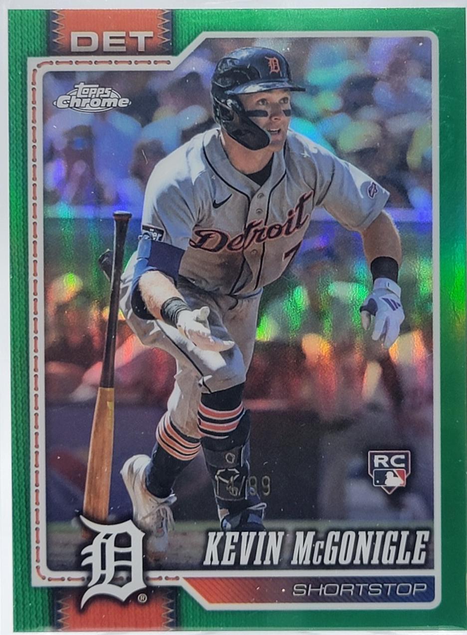 2026 Topps Chrome Kevin McGonigle [Green Refractor] #16 card