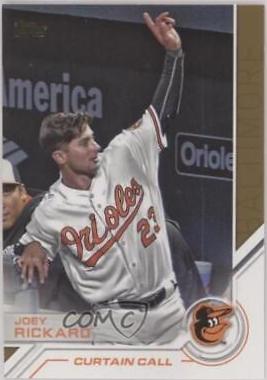 Joey Rickard #S-118 Baseball Cards 2017 Topps Salute