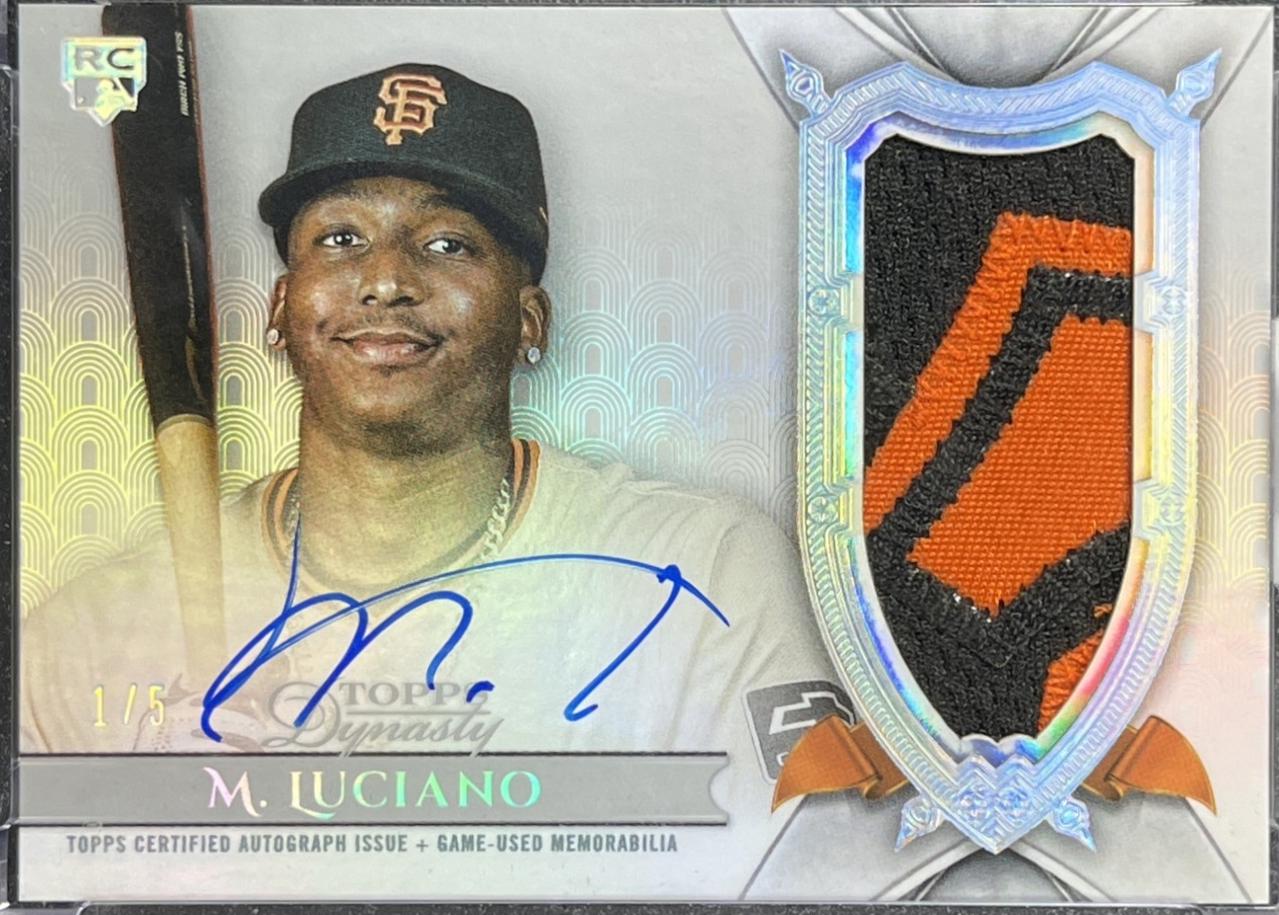 Marco Luciano [Silver Autograph Patch] #DAP-ML6