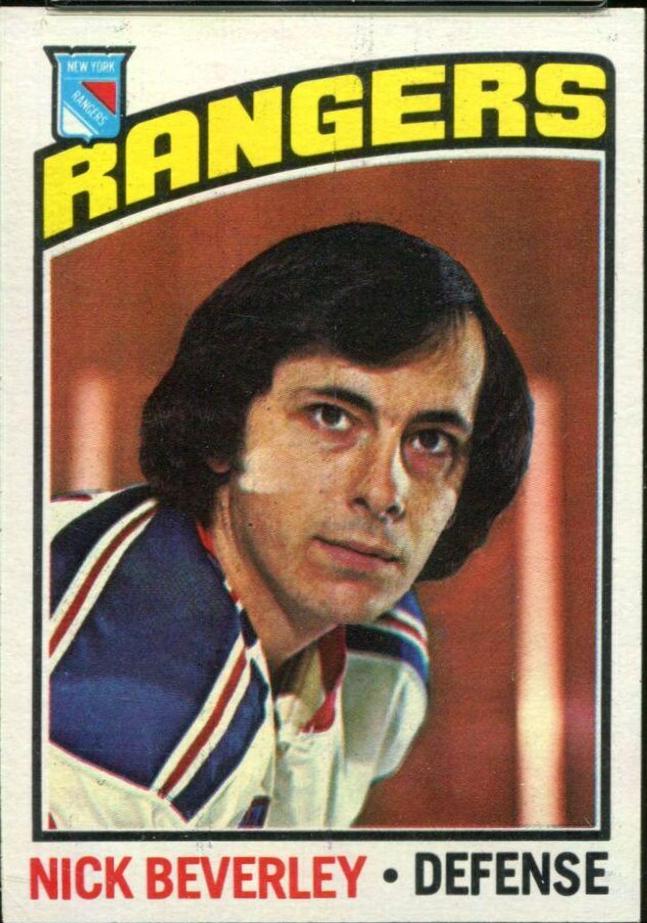 Nick Beverley #41 Hockey Cards 1976 Topps