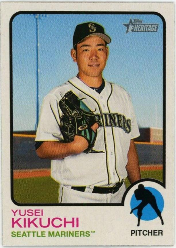 Yusei Kikuchi #152 Baseball Cards 2022 Topps Heritage