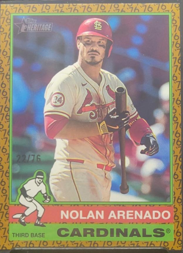Nolan Arenado [Color of the Year] #499 Prices | 2025 Topps Heritage ...
