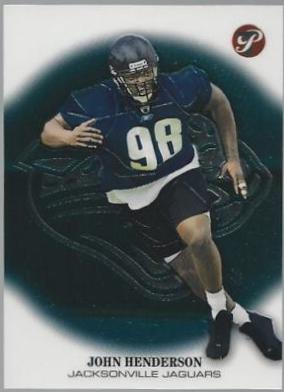 John Henderson #108 2002 Topps Pristine Football