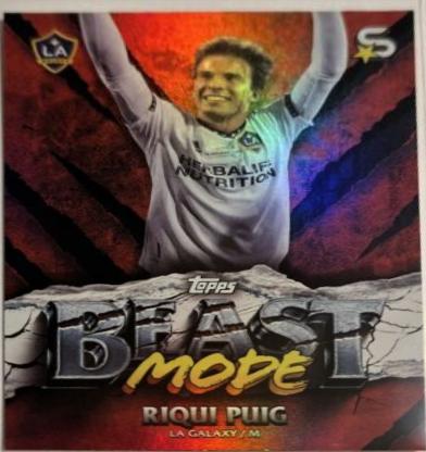 Riqui Puig #BM-16 Soccer Cards 2024 Topps Superstars MLS Beast Mode