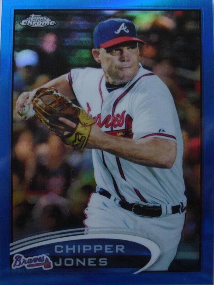 Chipper Jones [Blue Refractor] #96