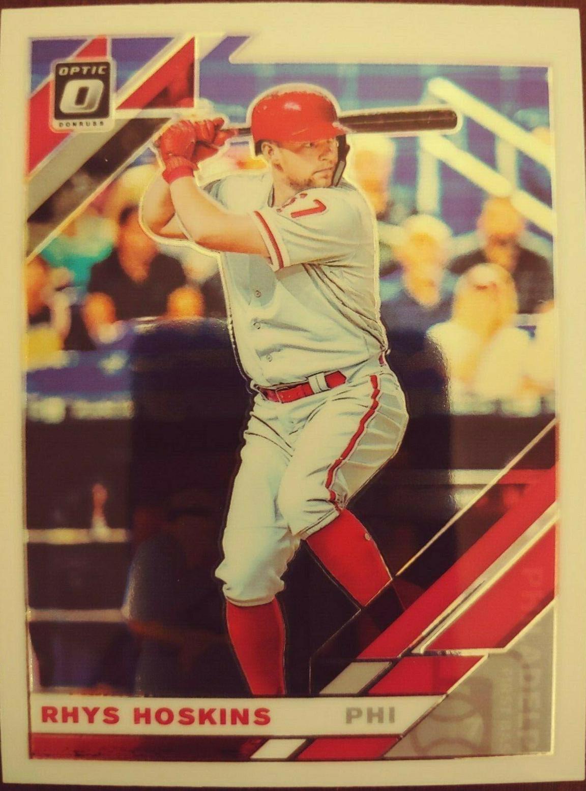 Rhys Hoskins #104 2019 Panini Donruss Optic Baseball