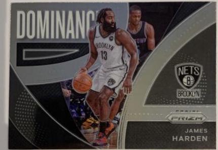 James Harden #2 Basketball Cards 2021 Panini Prizm Dominance