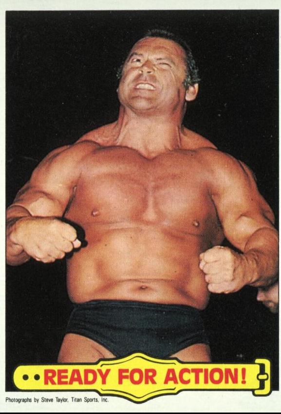 Ready For Action #46 Wrestling Cards 1985 Topps WWF