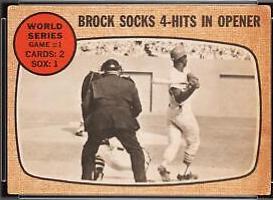 World Series Game 1 #151 1968 Venezuela Topps Baseball