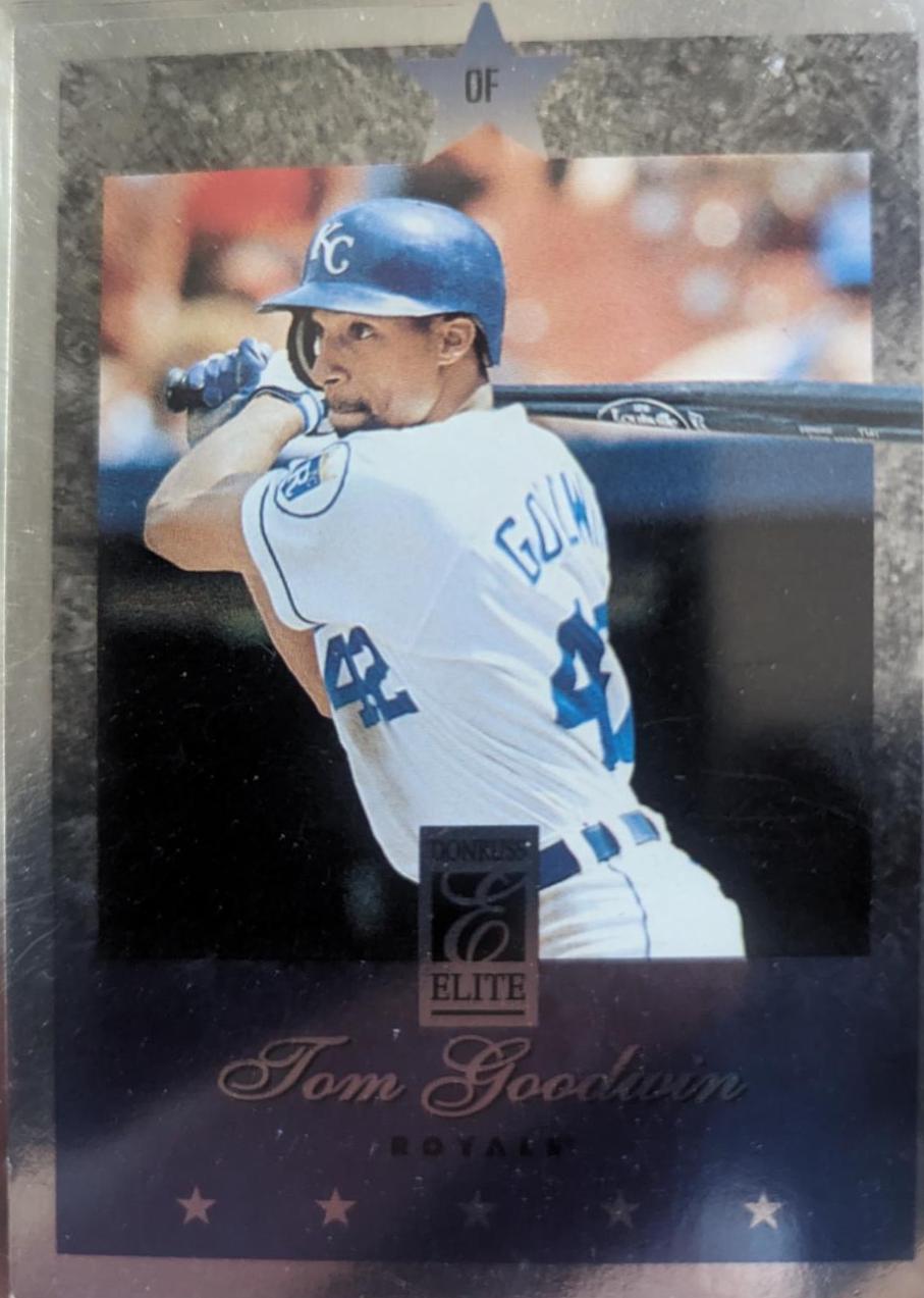 Tom Goodwin #134 1997 Panini Donruss Elite Baseball