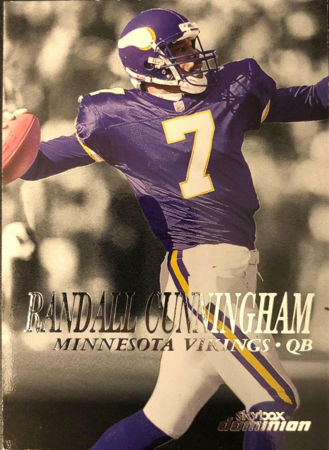 Randall Cunningham #26 Football Cards 1999 Skybox Dominion