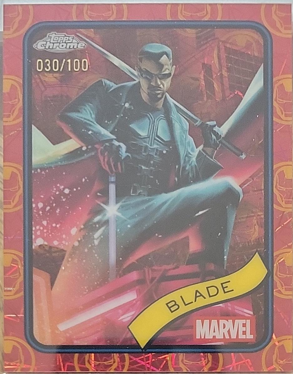 Blade Iron Man Red & Gold Lazer Refractor